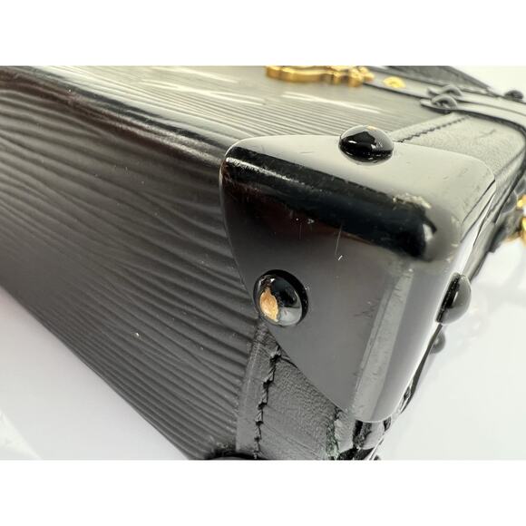 LOUIS VUITTON Petite Malle Epi Leather Crossbody Bag in Black - Picture 9 of 16